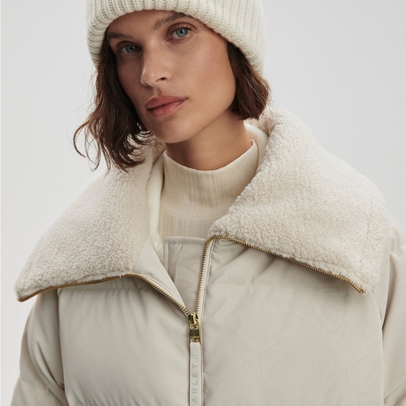 Varley Roseville down jacket puffer coat fog NWT - Picture 4 of 7